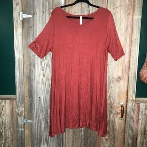 Burnt Red Dress✨